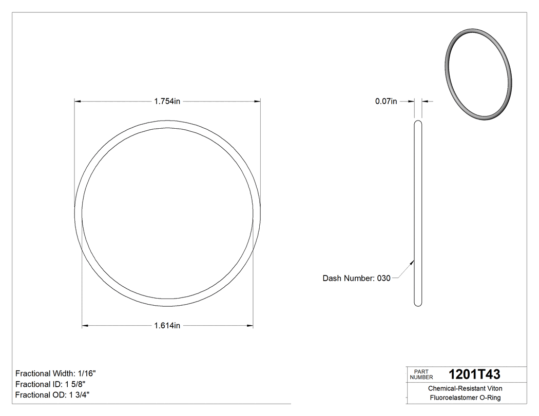 Technical drawing - 1201T43